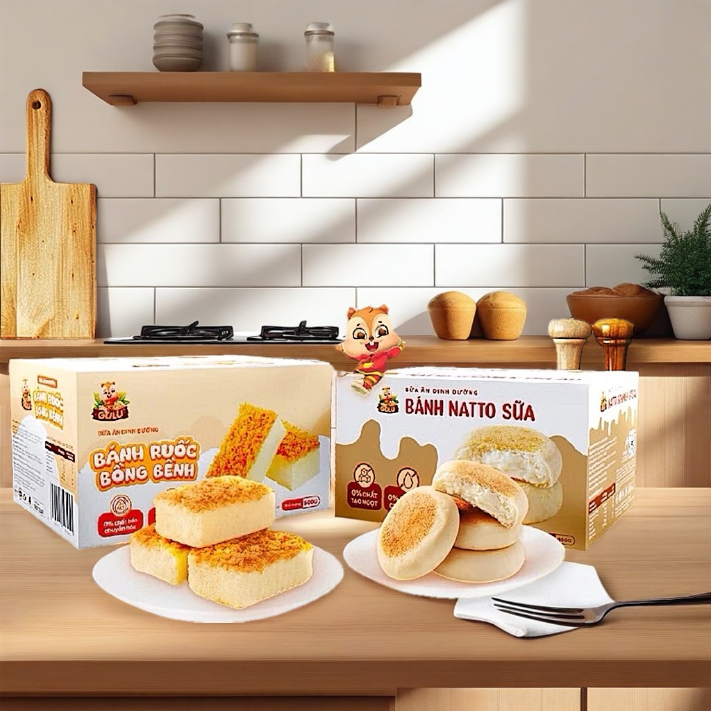 Bánh Dinh Dưỡng GULU FOODS - Sự Lựa Chọn Hoàn Hảo