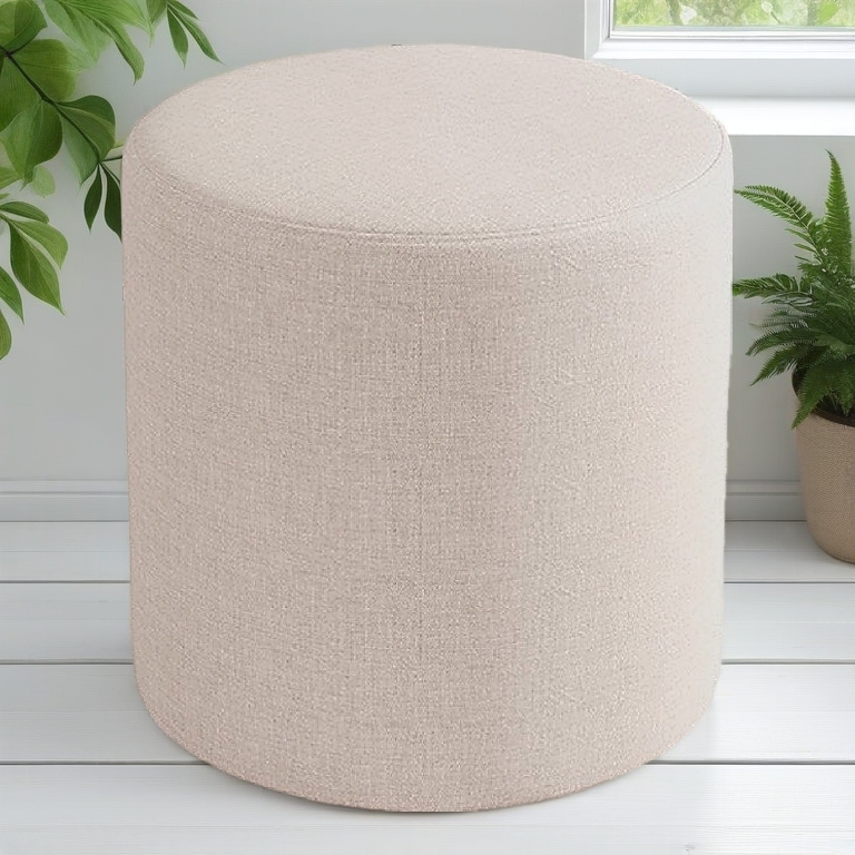 Ghế Đôn Sofa Ghế Bàn Trang Điểm Màu Xám Cao 40cm Đường kính 33cm - Hoàn tiền 100%