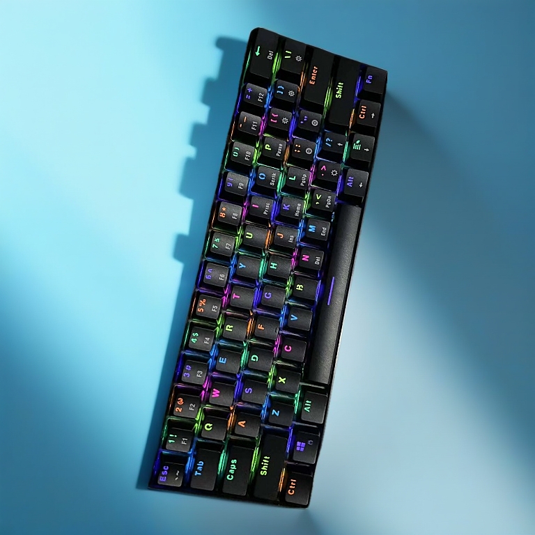 Bàn phím cơ Gaming Black Shark K4 LED RGB | Có app chỉnh | Stab căn chỉnh sẵn | Plate kim loại  | kết nối TypeC tháo rời