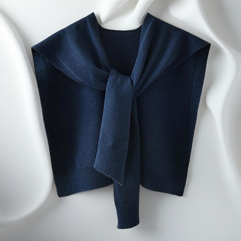 Khăn Khoác Áo Kiểu Choàng Đơn Giản Trơn Phối Áo Thun Sơ Mi Đáng Yêu Style Hàn Quốc Chất Len Hot Trend | Vui Vẻ Shop