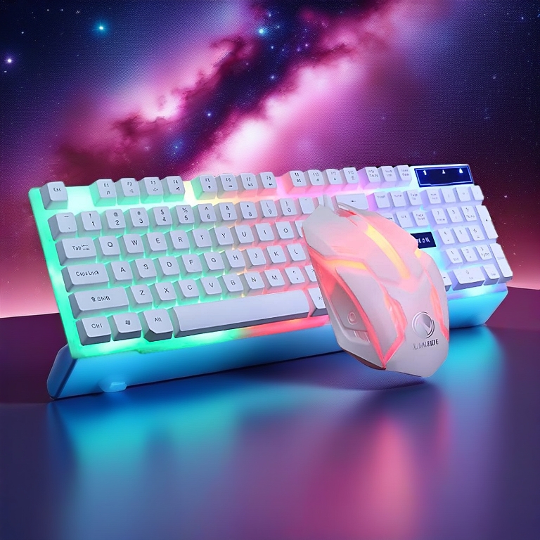 Bộ Bàn Phím Chuột máy tính Gaming LED 7 Màu Chất Lượng BH đổi mới trong 12 tháng