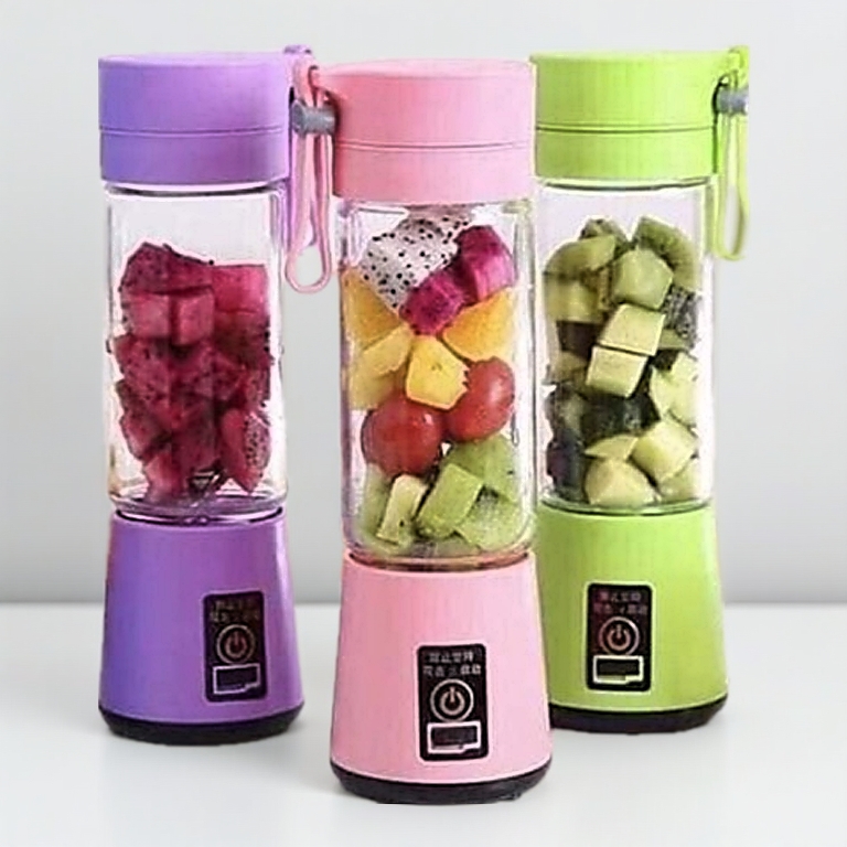 Máy xay sinh tố tích điện cầm tay - Máy xay sinh tố mini 2in1