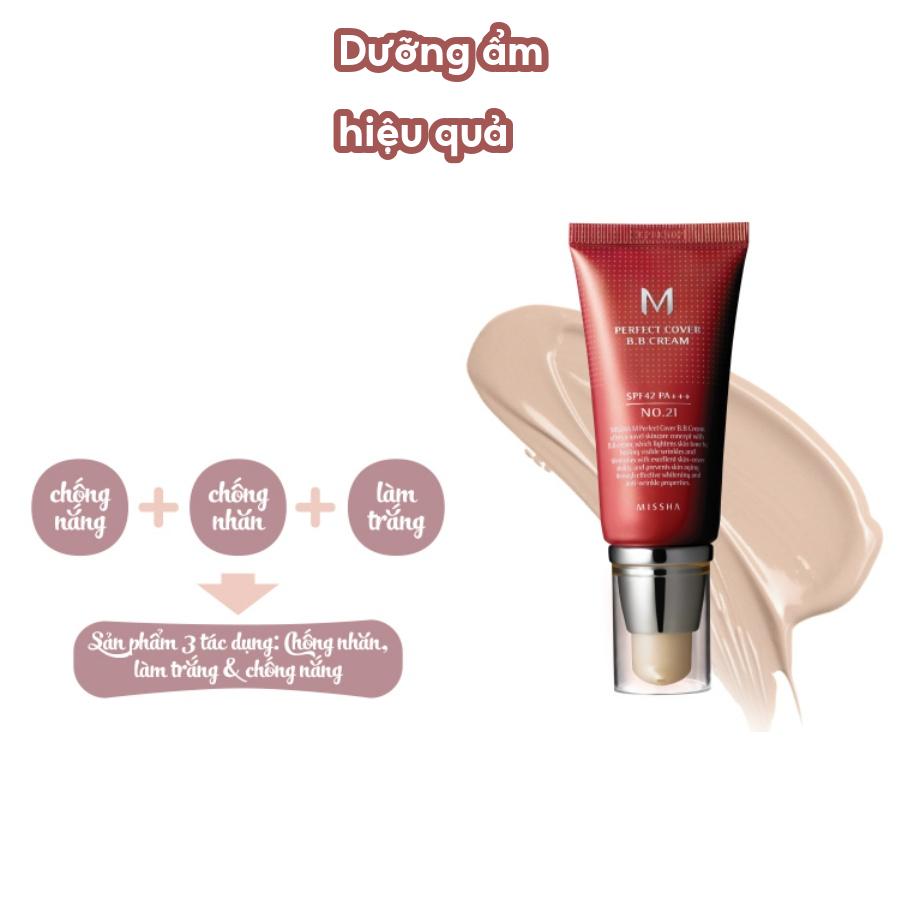 Kem BB MISSHA Perfect Cover BB Cream SPF42/PA+++ 50ml, 20ml