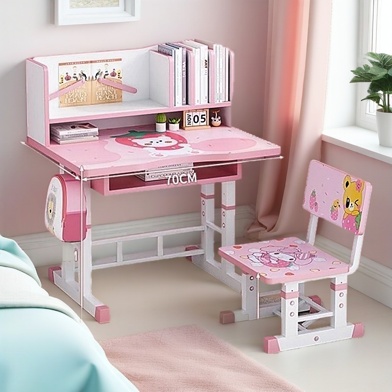 HUHU Bàn học nâng hạ chiều cao chống gù  Bảo vệ cột sống dễ điều chỉnh phù hợp mọi độ tuổi