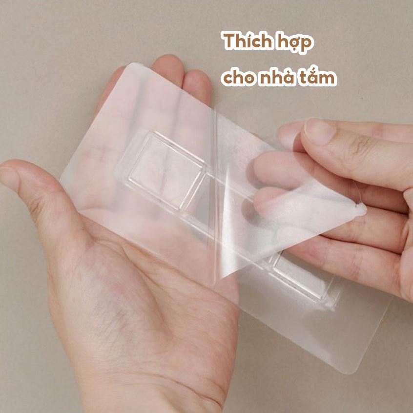 Miếng dán tường dự phòng 2 ô vuông miếng dán dự phòng dành cho các loại kệ dán tường nhà tắm nhà bếp đồ gia dụng MDV