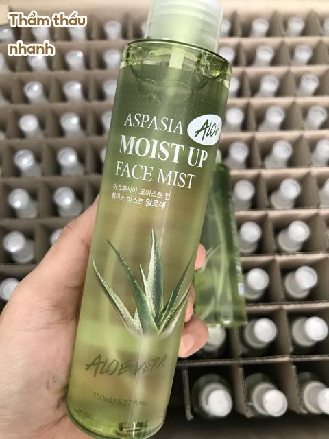 [CHÍNH HÃNG 100%] Xịt khoáng Aspasia Nha đam/Collagen trắng da giữ ẩm_ Hàng Korea