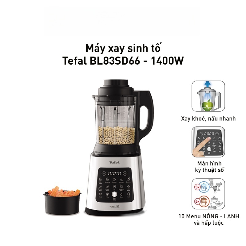 Máy làm sữa hạt, xay nấu đa năng Tefal - BL83SD66 1400W - xay sinh tố