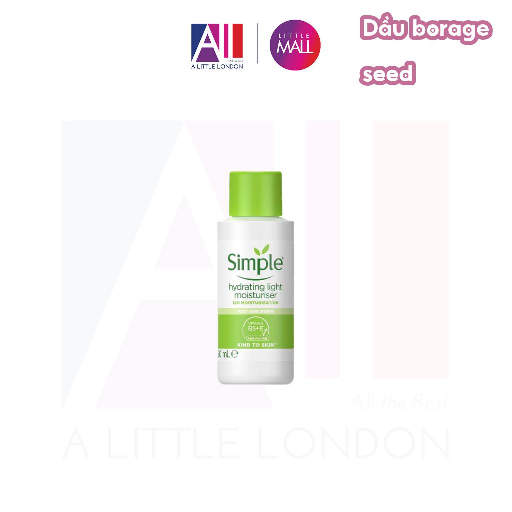 Kem dưỡng ẩm Simple Kind To Skin Hydrating Light Moisturiser (Bill Anh)