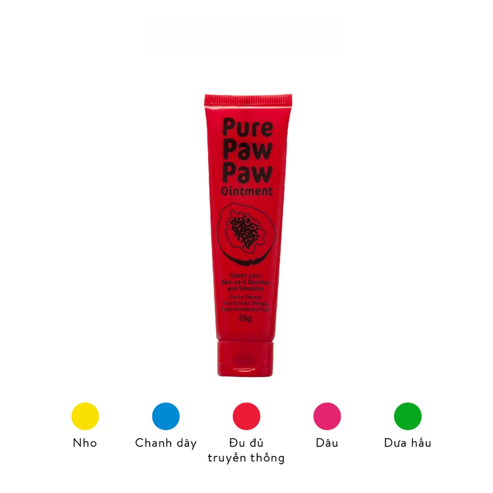Kem Dưỡng Môi Cấp Ẩm Đa Năng Chiết Xuất Đu Đủ Pure Paw Paw 25 gr