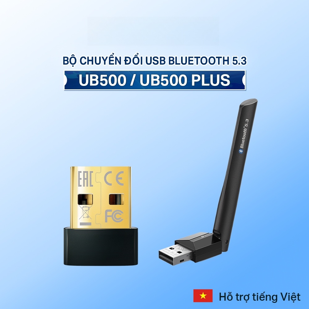 [Bluetooth 5.3 Tốc Độ Cao] Bộ Chuyển Đổi Bluetooth TP-Link UB500 / UB500 Plus USB Bluetooth 5.3