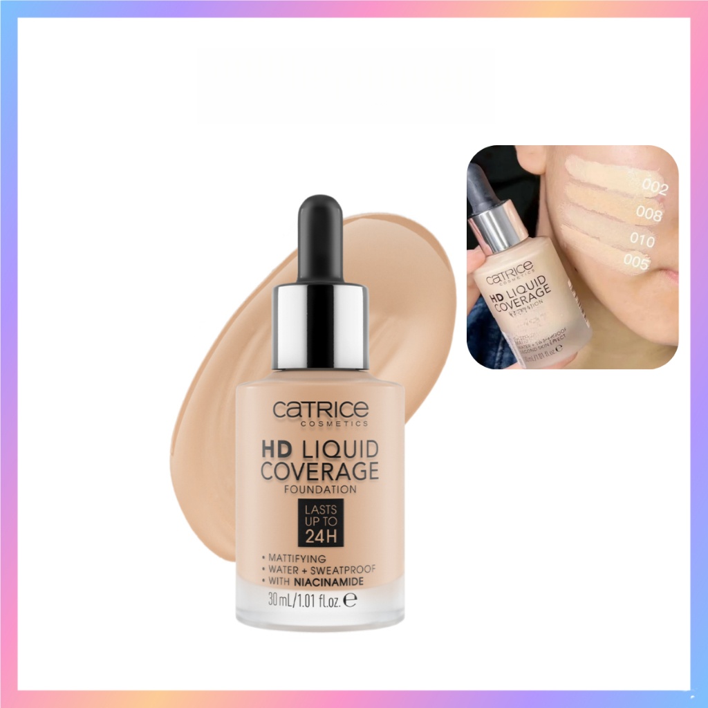 Kem Nền Catrice HD Liquid Coverage Foundation 30ml