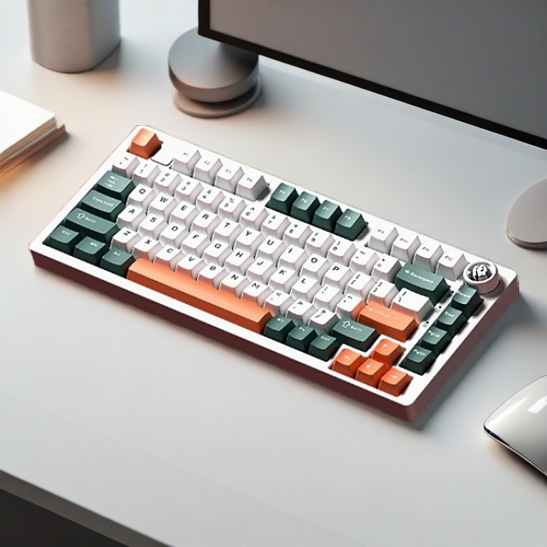 Bàn phím cơ không dây Leobog Hi75C - Case nhôm - LED RGB mạch xuôi, có núm xoay và app tùy chỉnh
