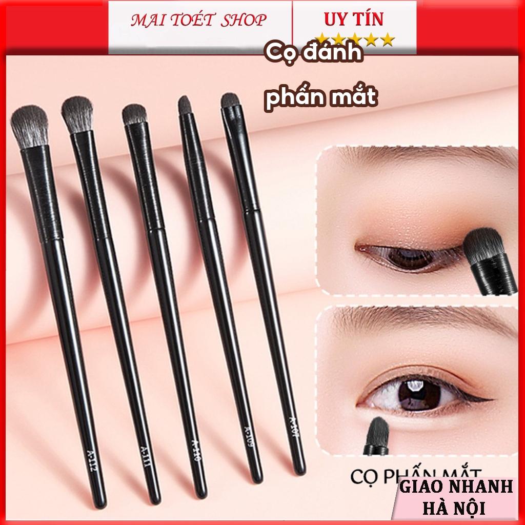Bộ 5 Cọ Trang Điểm Mắt Chuyên Nghiệp, Cọ Đánh Phấn Mắt, cọ bắt sáng, cọ kẻ lông mày Nhỏ Gọn Tiện Lợi