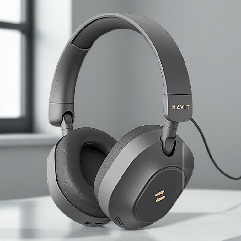 Tai Nghe Headphone HAVIT LIFE NC01H, Bluetooth 5.4, Chống Ồn ANC, Nghe Đến 80H - Chính Hãng Dizigear