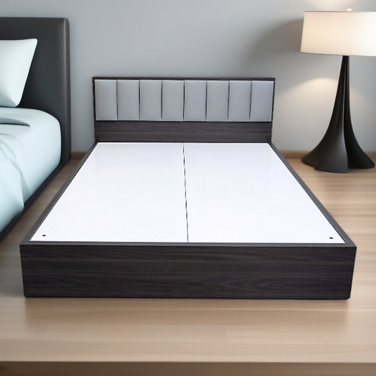 Giường ngủ MDF nhập khẩu có đầu nệm thương hiệu Nội thất DINO