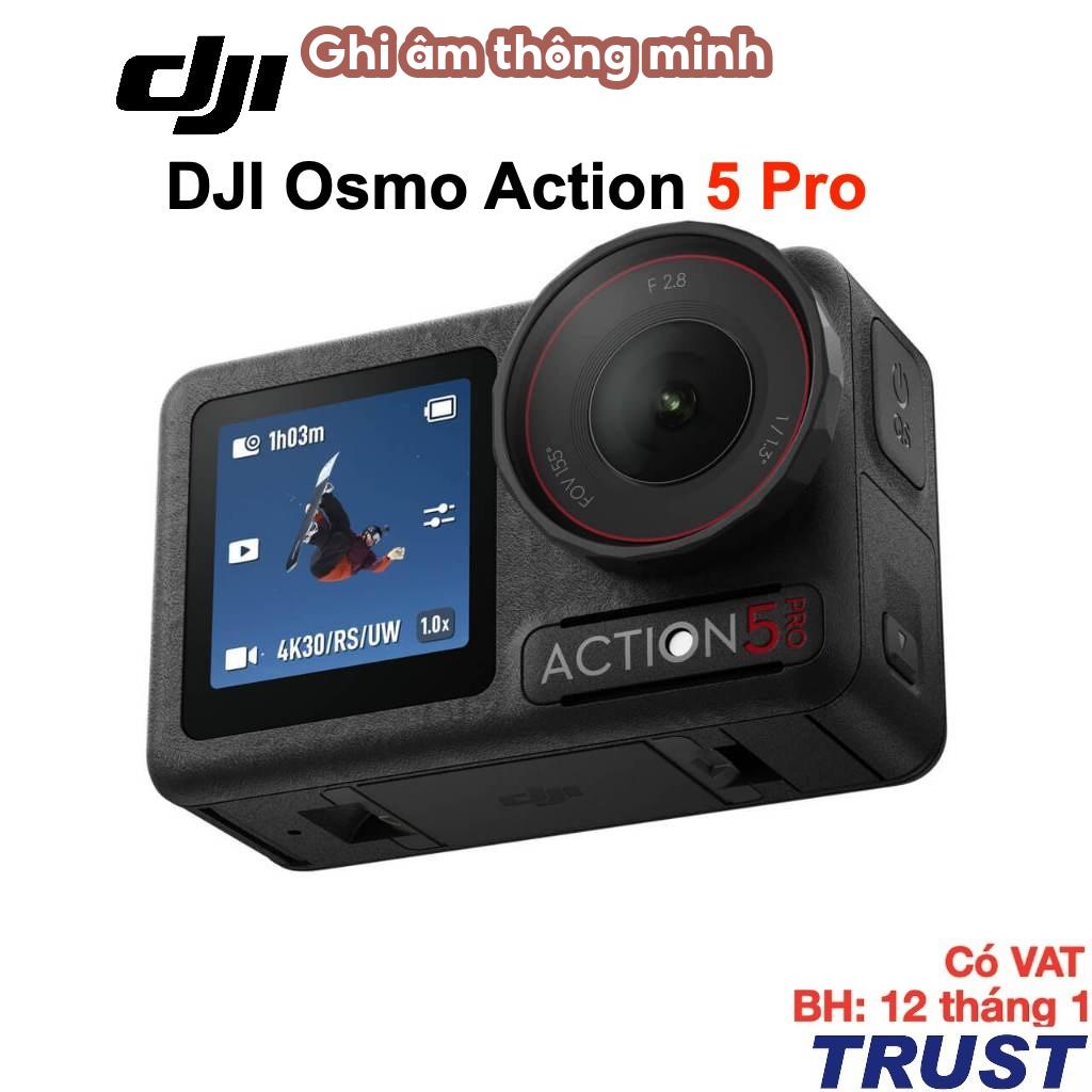 Camera hành động DJI Osmo Action 5 Pro máy quay hành trình 4K 120fps,chế độ màu HLG,quay đêm rõ nét