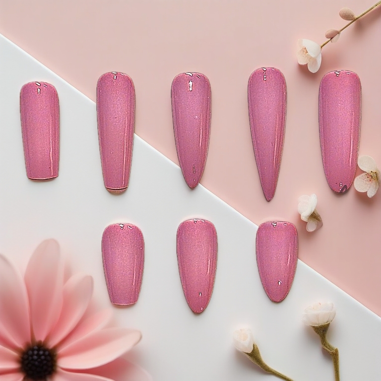 (HOẢ TỐC HCM) Móng úp sẵn nailbox thiết kế mẫu thạch trơn B30