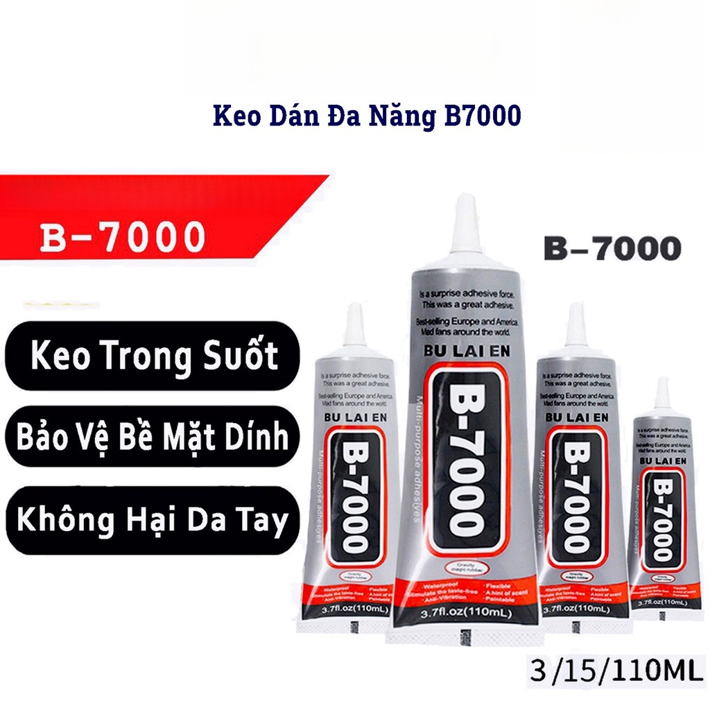 Keo dán màn hình điện thoại, keo viền điện thoại, keo B7000