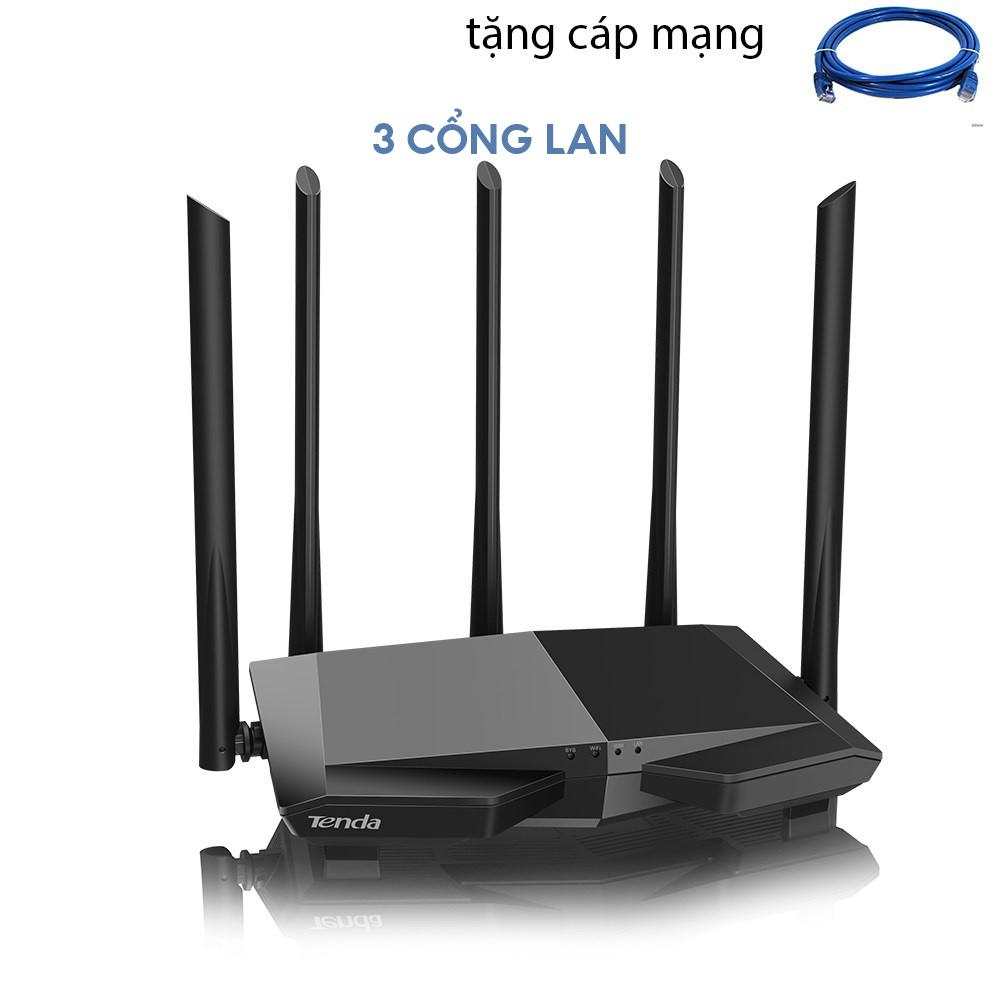 Bộ phát Wifi Tenda AC7 5 Râu Xuyên Tường Mạnh