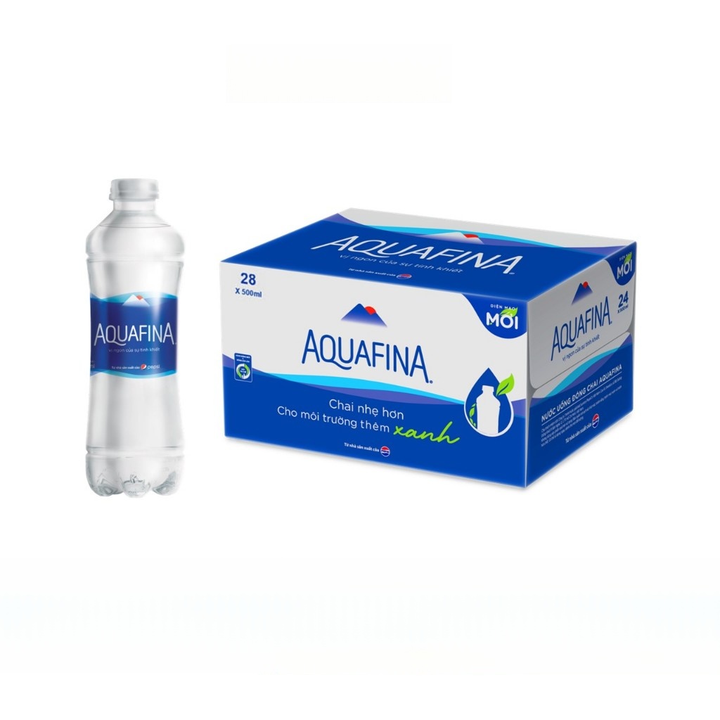Thùng 28 Chai Nước tinh khiết Aquafina (500ml/chai)