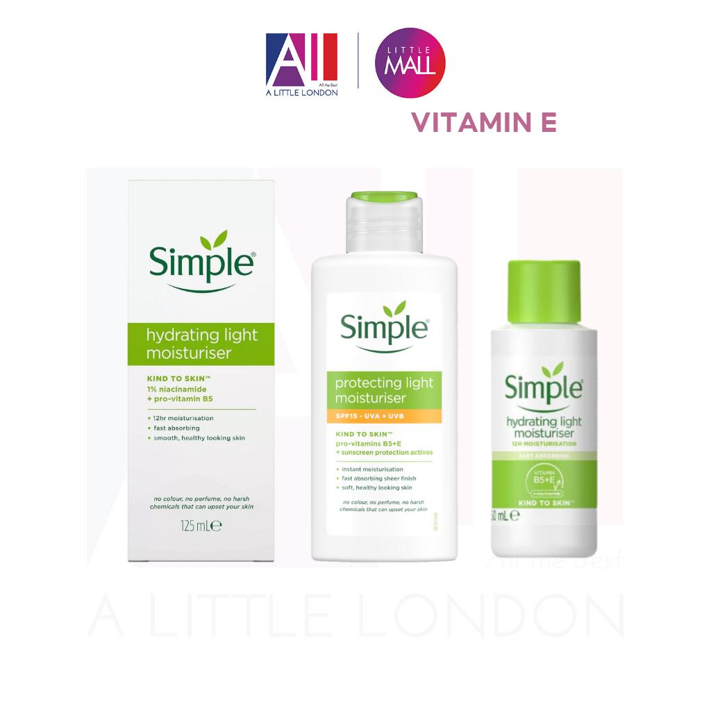 Kem dưỡng ẩm Simple Kind To Skin Hydrating Light Moisturiser (Bill Anh)