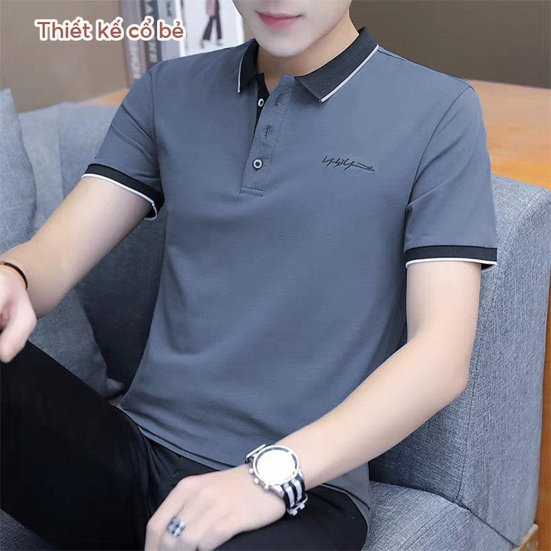 ÁO THUN NAM NGẮN TAY CỔ BẺ MẪU MỚI BẢN NÂNG CẤP ĐẸP HƠN NHIỀU MÀU 01 ATN
