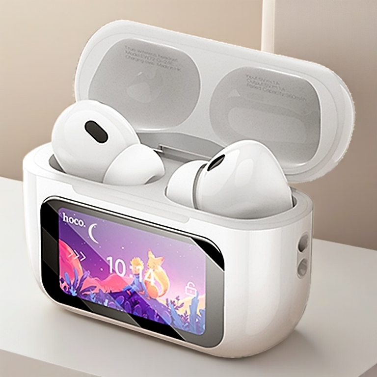 [Tặng sticker] Tai nghe bluetooth màn hình cảm ứng Hoco EW72/EW81 12 chức năng - Pin trâu