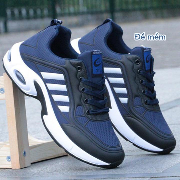 Giày thể thao nam 👟FREESHIP EXTRA 👟giày thể thao trắng xanh không thấm nước GTT8808
