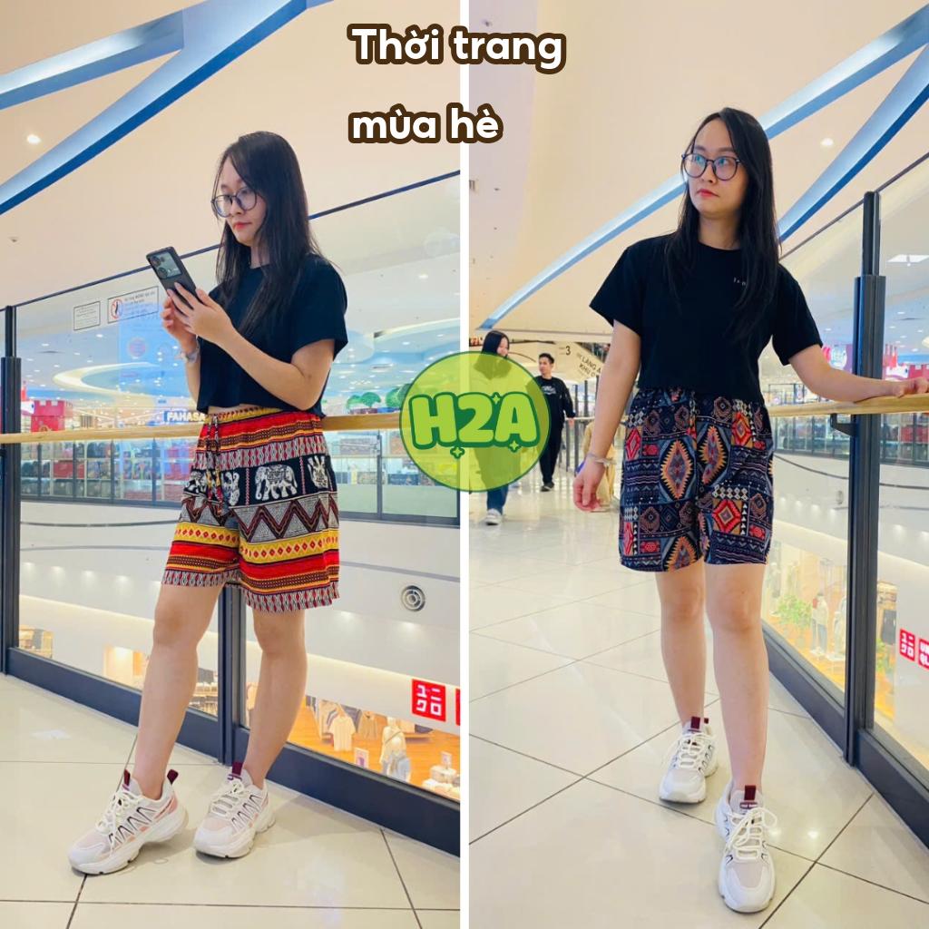 Quần đùi lanh thổ cẩm cho nam nữ big size 40kg - 75kg nhiều màu có sẵn ship toàn quốc hot hè 2026