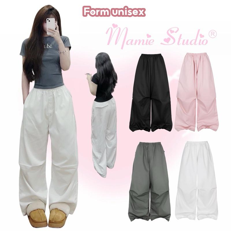 Quần KAKI ỐNG RỘNG unisex BIGSIZE 100kg, quần dài form rộng phù hợp cả nam nữ 45-100kg - clothingforgirl mã mã store