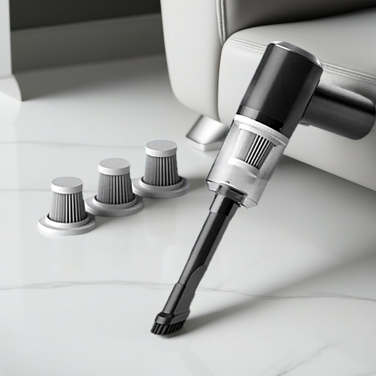 Máy hút bụi cầm tay mini lực hút siêu mạnh hút bụi ô tô giường đệm sạc USB