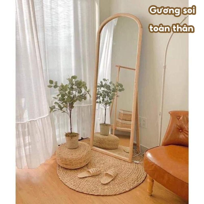 Gương soi toàn thân Gỗ Thông cao cấp