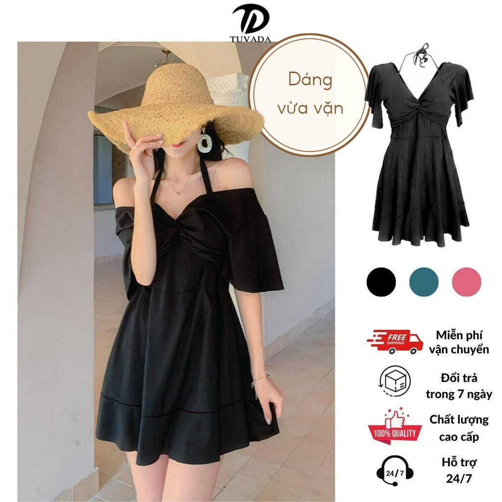 Bikini đi biển bigsize Tuvada, đồ bơi nữ bigsize 1 mảnh, áo tắm liền thân cao cấp - BSV13