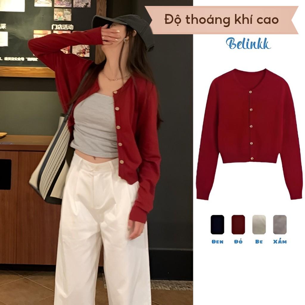 Áo cardigan nữ nhiều màu sang trọng, áo khoác ngoài phong cách mát mẻ thu đông AK13
