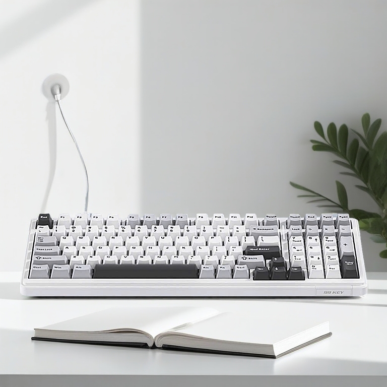 Bàn phím cơ AULA F99 Pro V2- 3 mode kết nối- Mạch xuôi- LED RGB- Hotswap- Hỗ trợ app
