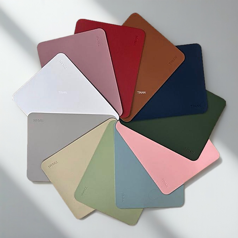 Lót Chuột Da Đơn Giản (Mouse Pad), PU chất lượng cao,Không Thấm Nước, 27 X 21cm, Sử Dụng Được 2 Mặt