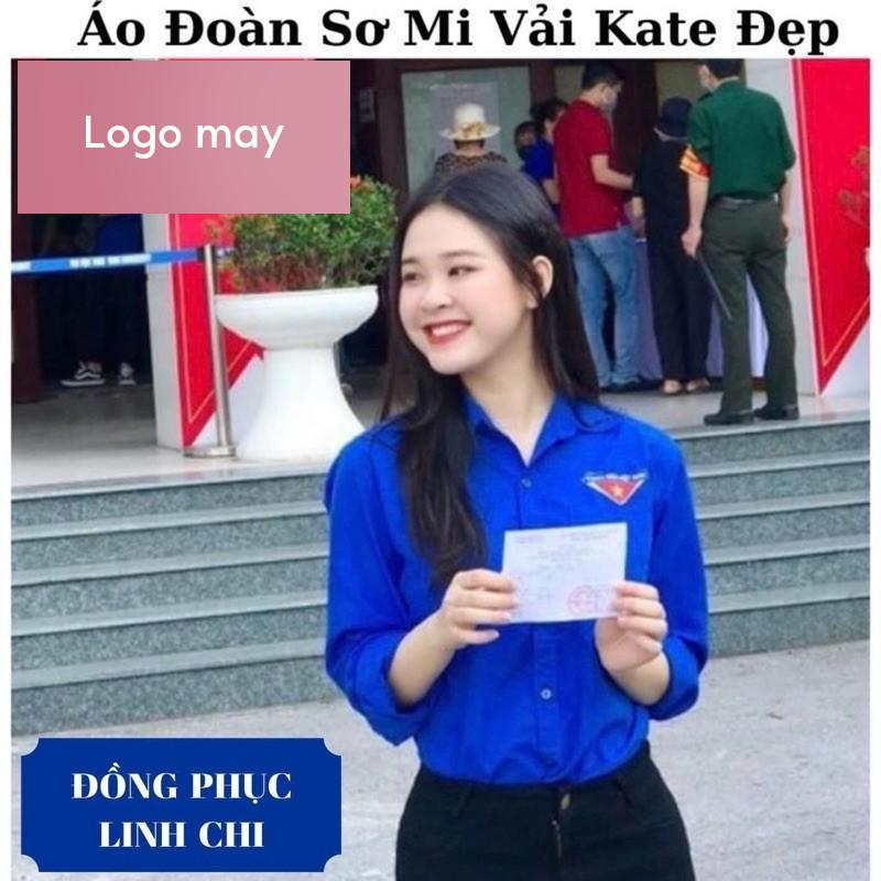 (HOẢ TỐC HÀ NỘI) Áo Sơ Mi Đoàn Vải Kate Loại 1