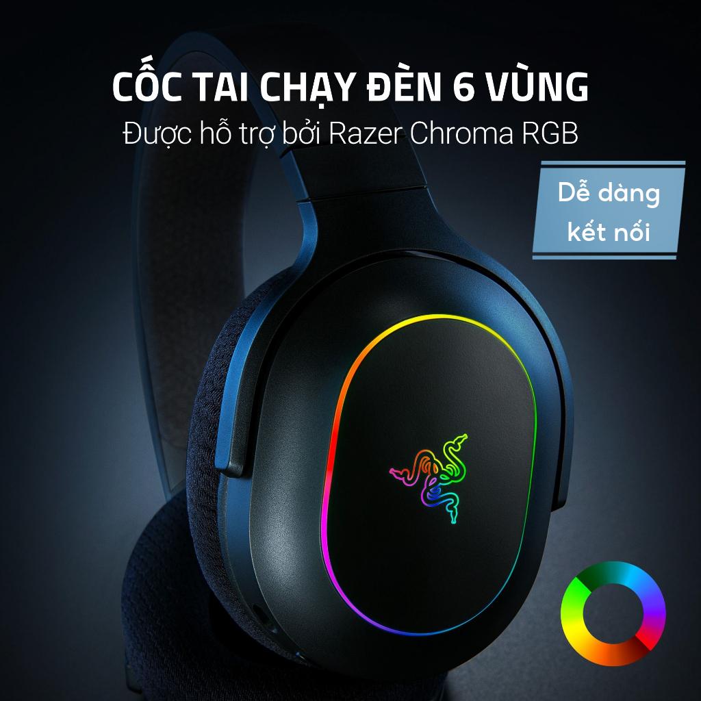 Tai Nghe Razer Barracuda X Chroma | SmartSwitch Dual Wireless | TriForce 40mm | Mic Tháo Rời | Led RGB
