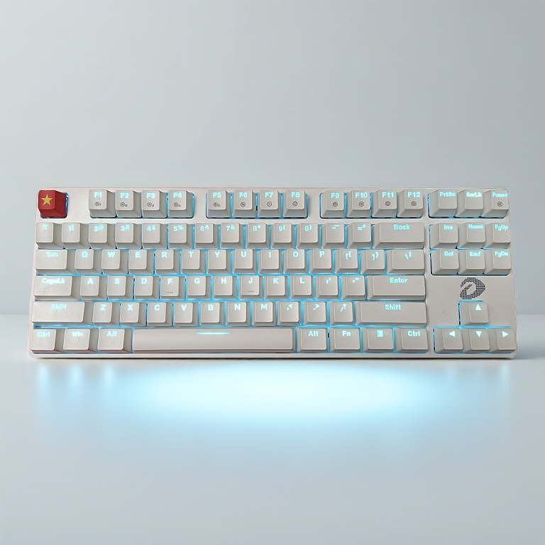 Bàn phím cơ DareU EK87 Multi LED Mix Màu