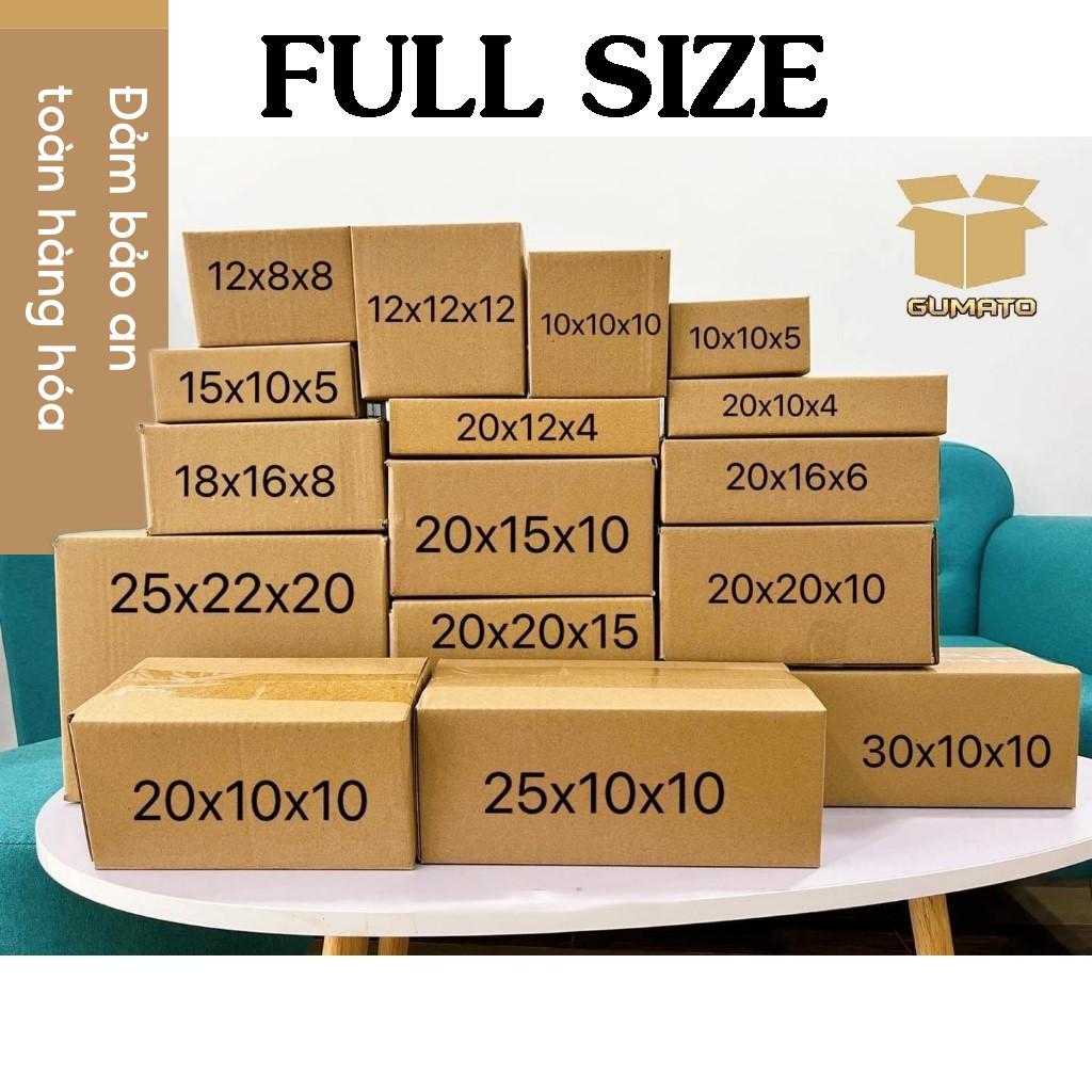 Hộp carton đóng hàng, hộp giấy thùng carton gói hàng tại Gumato giá rẻ nhất thị trường