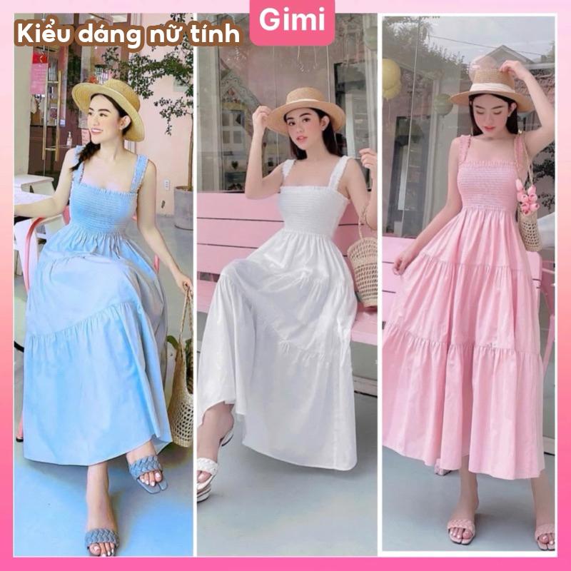 ĐẦM MAXI XOÈ ĐI BIỂN XANH BABY CỰC XINH
