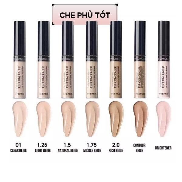 [ Lọ chiết ] Kem Che Khuyết Điểm The Saem Cover Perfection Tip Concealer mẫu thử CKD SAEM