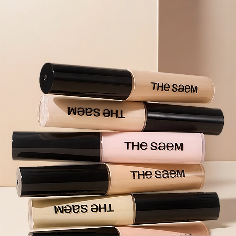 Kem Che khuyết điểm The Saem Cover Perfection Tip Concealer SPF28 6.5g [DUDUBEAUTY]