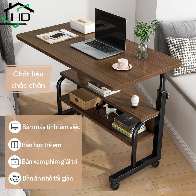 Bàn làm việc Rút 1 Tầng Di Động,nâng hạ thông minh , có bánh xe di chuyển, Bàn Văn Phòng Tiện Lợi