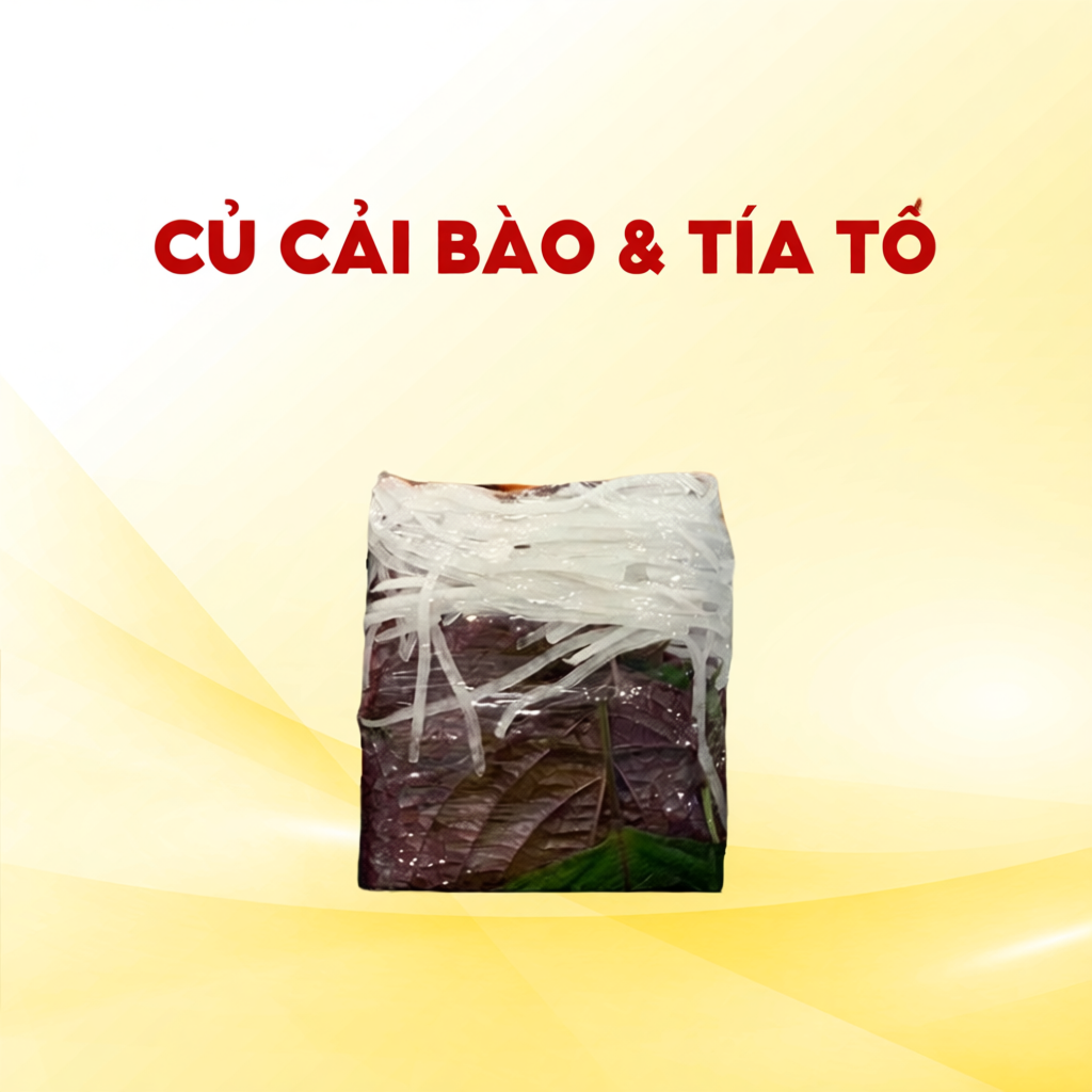 [Quà Tặng] Tặng Tía Tô & Củ Cải Bào Gofood cho đơn Sashimi