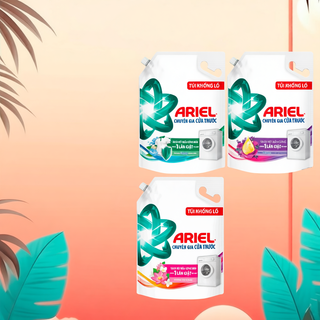 Nước Giặt Ariel Chuyên Dụng Máy Giặt Cửa Trước Hương Nắng Sớm – Túi 3.9kg Ngăn Ngừa Lem Màu 