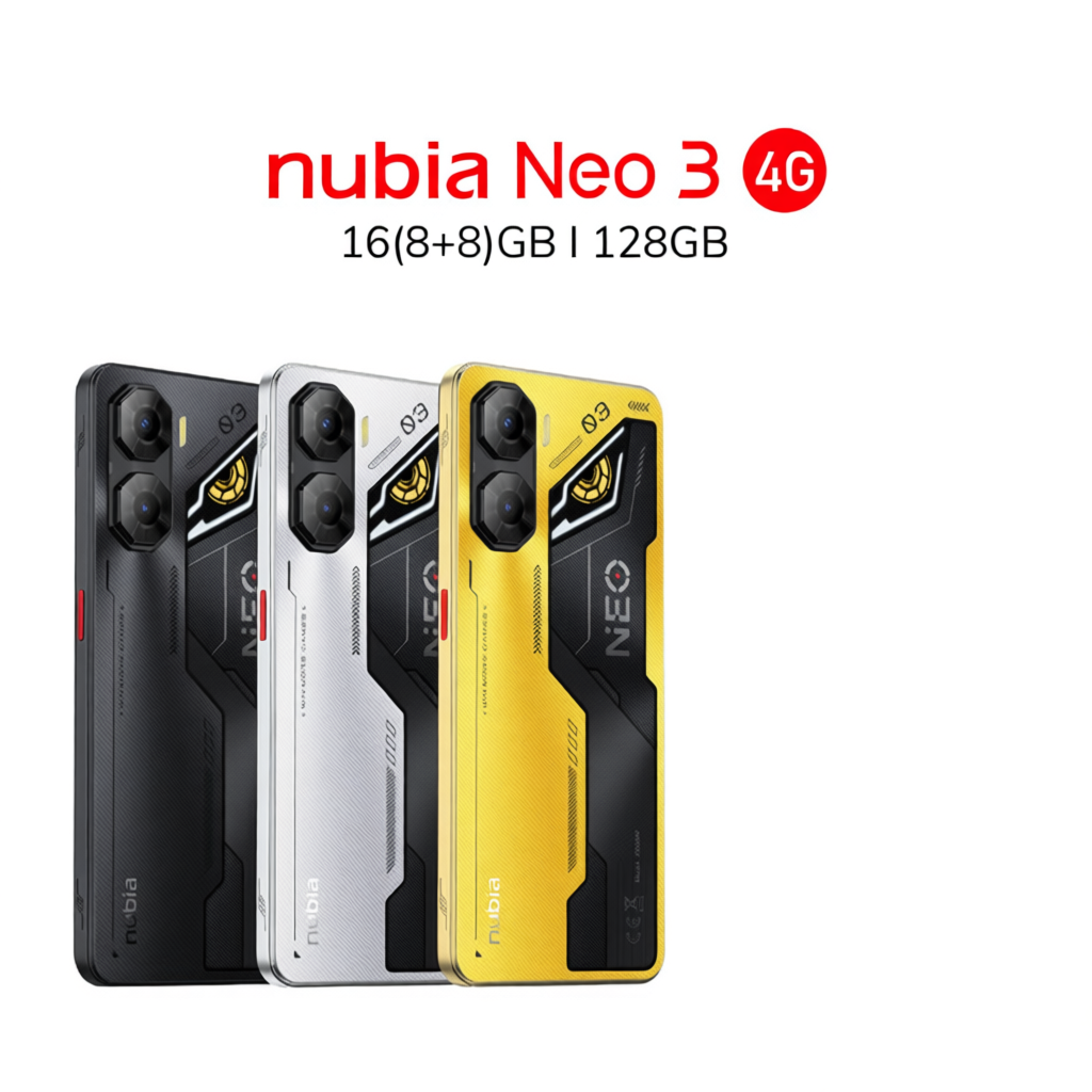[Mới] Điện thoại Gaming Nubia Neo 3 4G 16(8+8)GB/128GB I Trigger Gaming I 6.8"120Hz - Hàng Chính Hãn