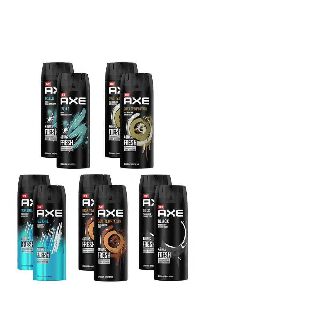 Combo Xịt nước hoa nam toàn thân AXE 135ml, lưu hương và khử mùi lên đến 48h