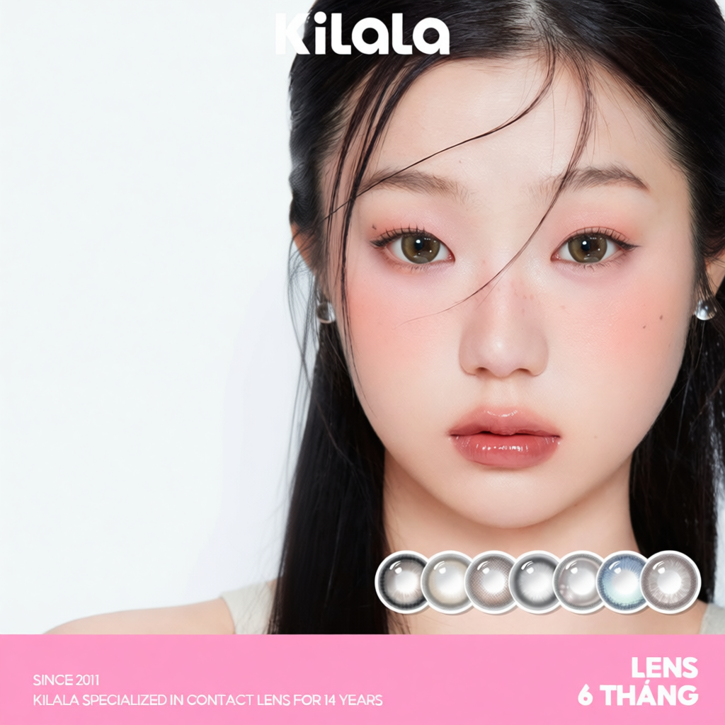 Kính áp tròng Kilala màu nâu