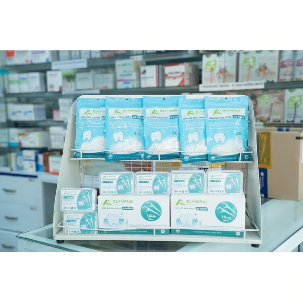 Tăm chỉ nha khoa OLYMPUS đạt tiêu chuẩn ISO